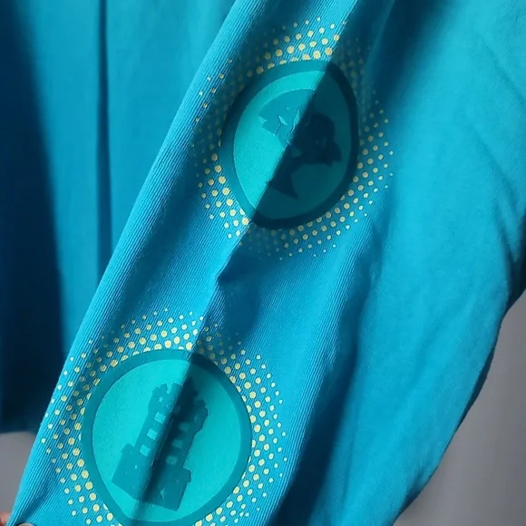 Disney Teal Long Sleeve Tee - Picture 4 of 7